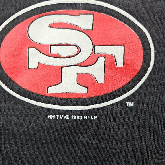 Vintage San Francisco 49ers Sweatshirt Mens Large NFL Football Cross Training 90 - Picture 3 of 10